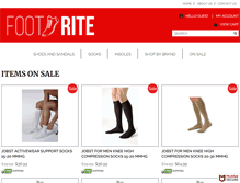 Tablet Screenshot of footrite.com